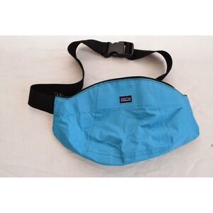 Patagonia Upcycle It Now Waist Pack OS Blue Ripstop Nylon Mens Fanny Bag Hiking